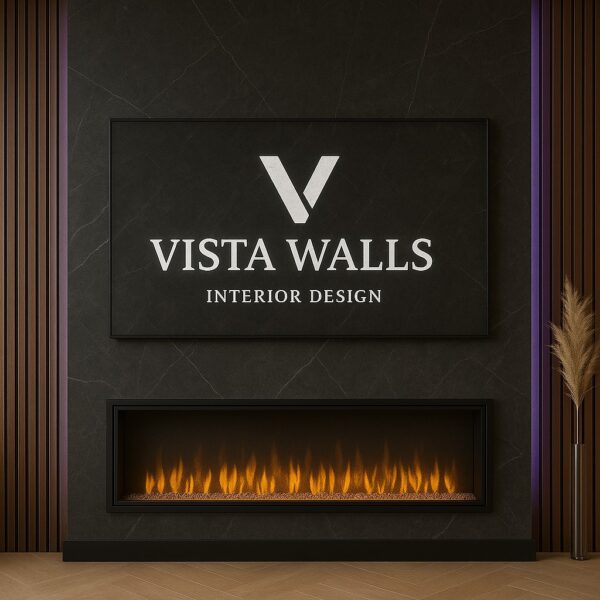 Luxe cinewall marmer en walnoot